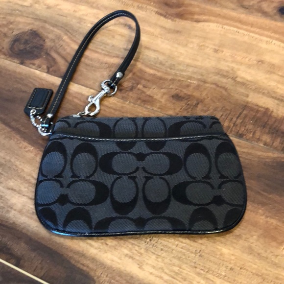 Coach Handbags - Coach black signature C wristlet